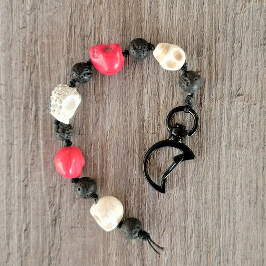 Bejeweled Skulls Story String Jr.