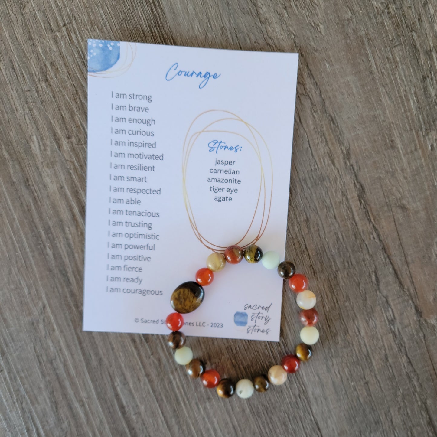 Courage Story String Bracelet