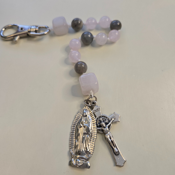 Mini Rosary with Our Lady of Guadalupe medal