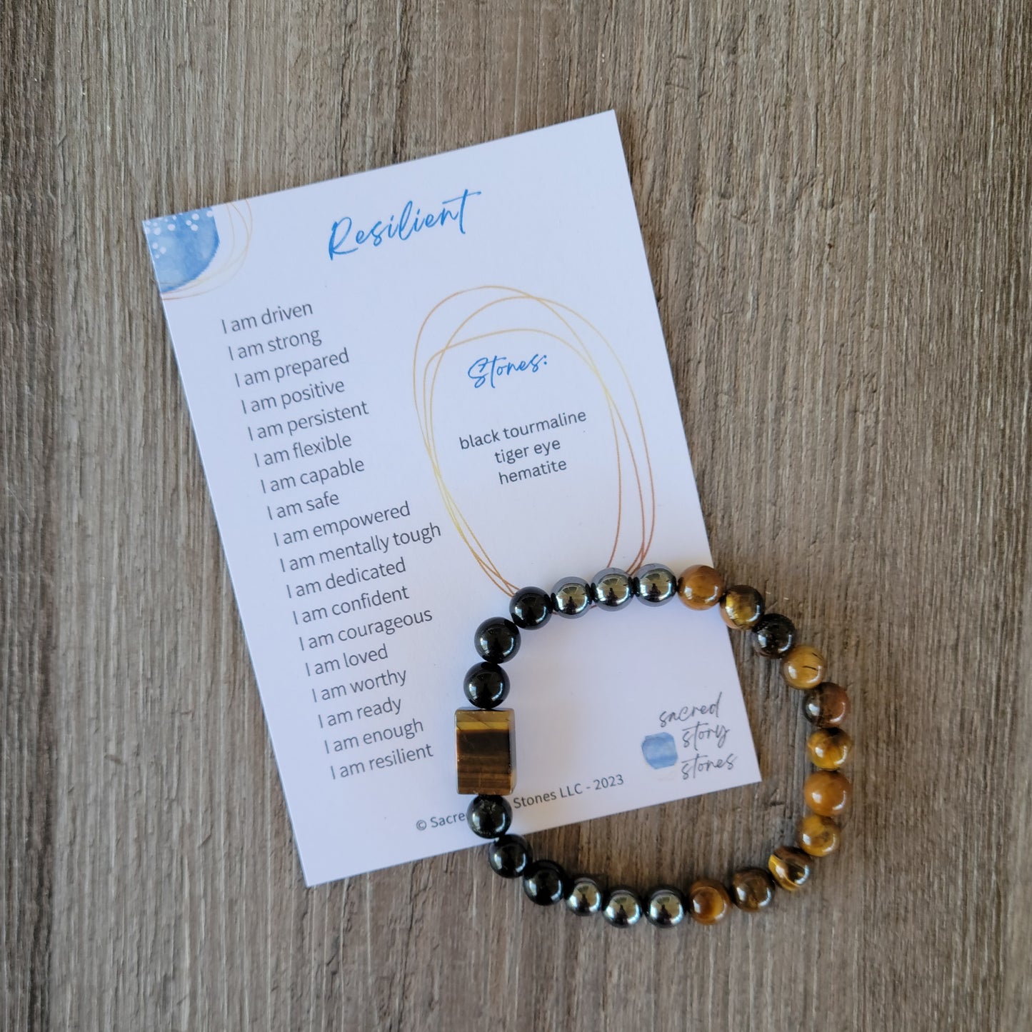 Resilience Story String Bracelet - MENS