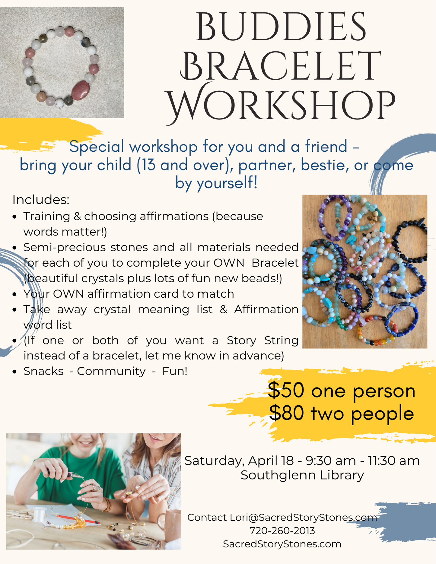 Buddies Bracelet Workshop