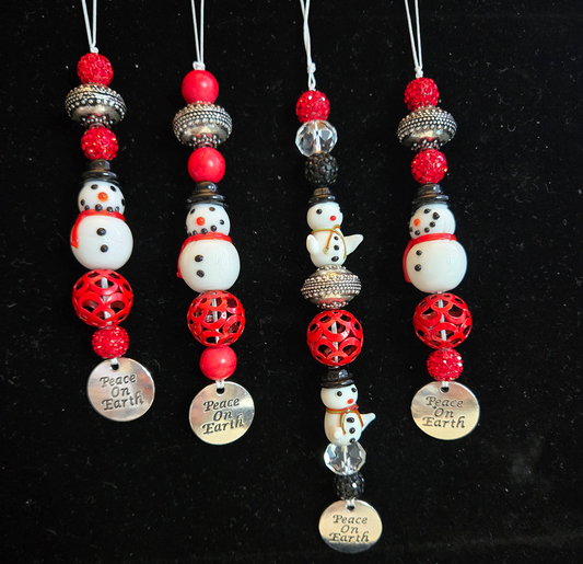 Ornaments 2024 - Red snowmen